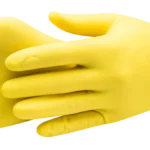 Latexové rukavice, plstené