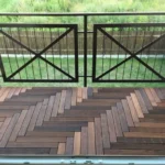 Balkónové parkety GUMI Wood Rybia kosť- 1 m2