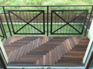 Balkónové parkety GUMI Wood Rybia kosť- 1 m2