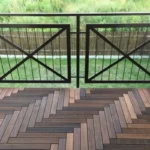 Balkónové parkety GUMI Wood Rybia kosť- 1 m2